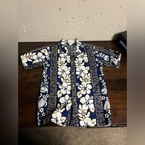 Vintage Lord of Hawaii Boys Size 12 Aloha Shirt Made in Hawaii Paper Tag